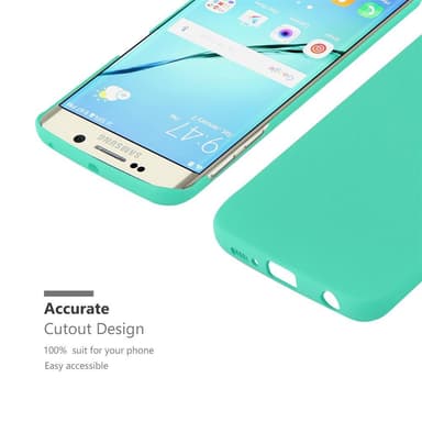 Samsung Galaxy S6 EDGE Cover Etui Case (Grøn)