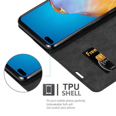 Huawei P40 Cover Etui Case (Sort)