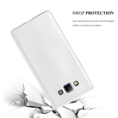 Samsung Galaxy A7 2015 Cover Etui Case (Sølv)