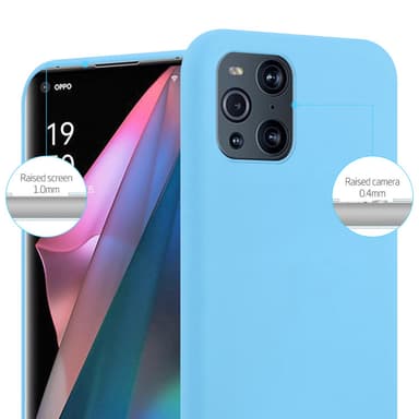 Cover Oppo FIND X3 PRO Etui Case (Blå)