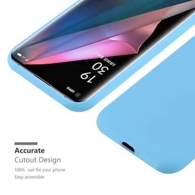 Cover Oppo FIND X3 PRO Etui Case (Blå)
