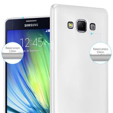 Samsung Galaxy A7 2015 Cover Etui Case (Sølv)