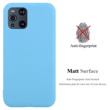Cover Oppo FIND X3 PRO Etui Case (Blå)