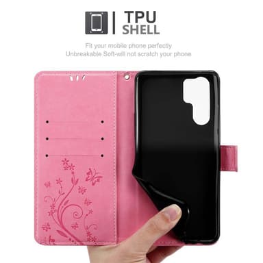 Huawei P30 PRO Pungetui Cover Case (Lyserød)
