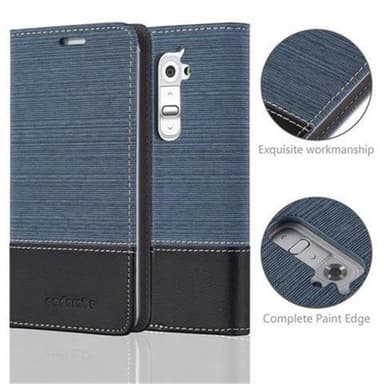 LG G2 Pungetui Cover Case (Blå)