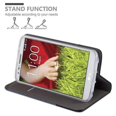 LG G2 Pungetui Cover Case (Blå)