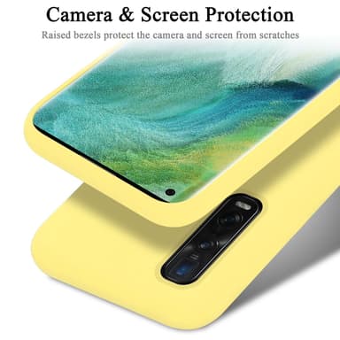 Oppo FIND X2 PRO Cover Etui Case (Gul)