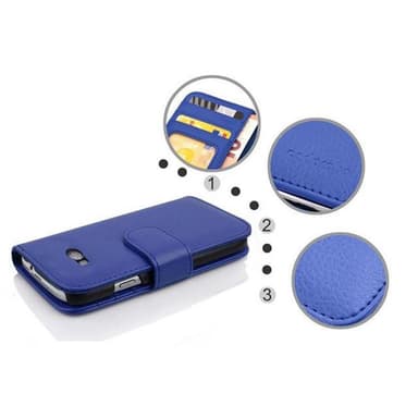 HTC ONE M8 MINI Pungetui Cover (Blå)