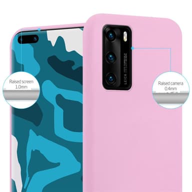 Cover Huawei P40 Etui Case (Lyserød)