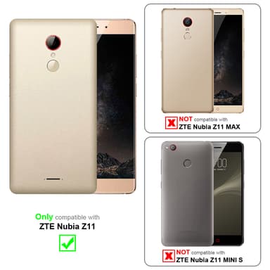 ZTE Nubia Z11 Cover Etui Case (Rød)