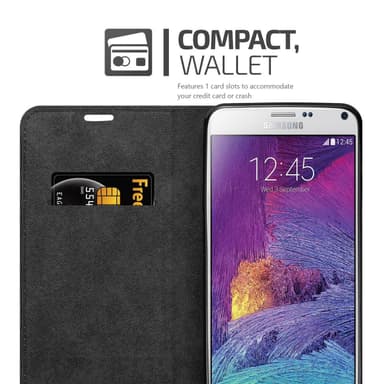 Samsung Galaxy NOTE 4 Cover Etui Case (Grå)
