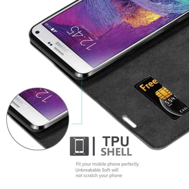 Samsung Galaxy NOTE 4 Cover Etui Case (Grå)