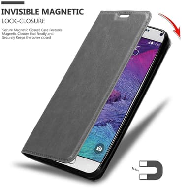 Samsung Galaxy NOTE 4 Cover Etui Case (Grå)