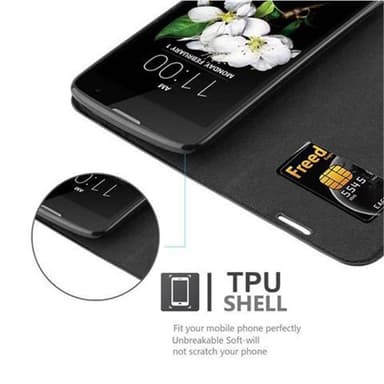LG K7 2017 Cover Etui Case (Sort)