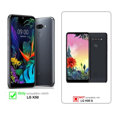 LG K50 Cover TPU Etui (Gennemsigtig)