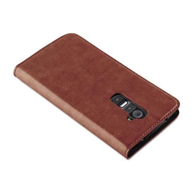 LG G2 Cover Etui Case (Brun)