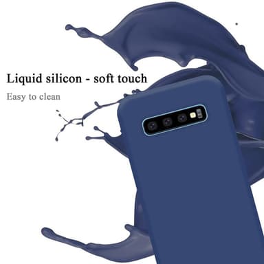 Samsung Galaxy S10 PLUS Cover Etui Case (Blå)