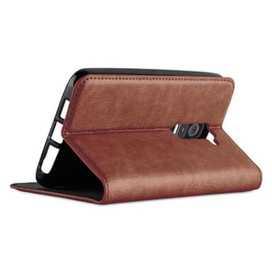 LG G2 Cover Etui Case (Brun)