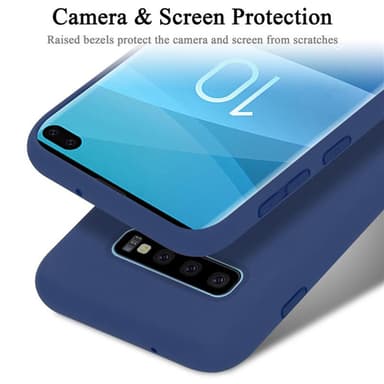 Samsung Galaxy S10 PLUS Cover Etui Case (Blå)