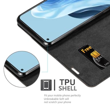 Oppo FIND X5 LITE / Reno7 5G Cover Etui Case (Brun)