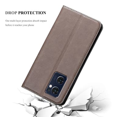Oppo FIND X5 LITE / Reno7 5G Cover Etui Case (Brun)