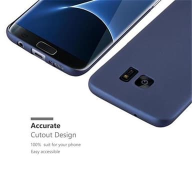Samsung Galaxy S7 EDGE Cover Etui Case (Blå)