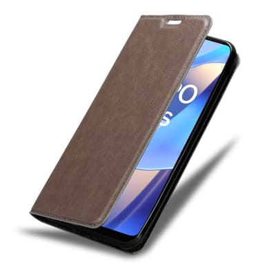 Oppo A16s / A54s Cover Etui Case (Brun)