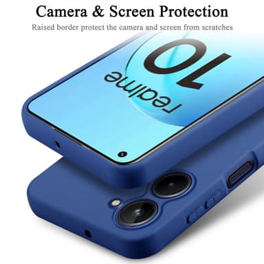 Realme 10 4G Cover Etui Case (Blå)