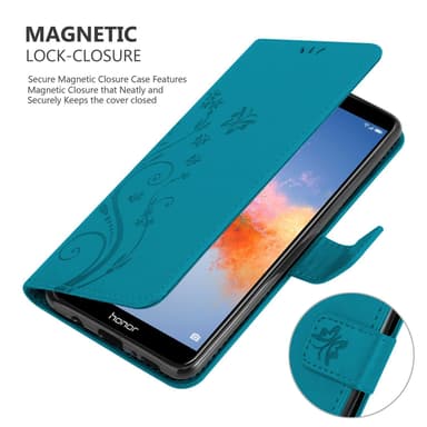 Honor 7X Pungetui Cover Case (Blå)