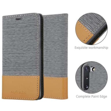 Samsung Galaxy NOTE 10 Pungetui Cover Case (Grå)