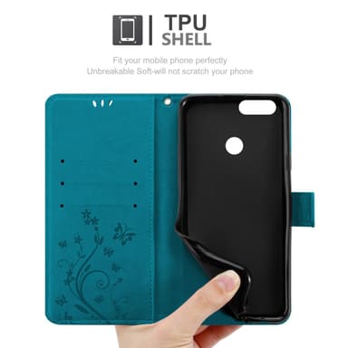 Honor 7X Pungetui Cover Case (Blå)