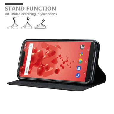 WIKO VIEW 2 PLUS Cover Etui Case (Sort)