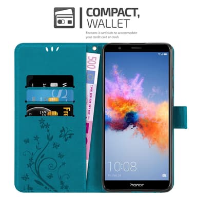 Honor 7X Pungetui Cover Case (Blå)