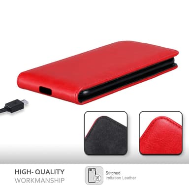 Samsung Galaxy S22 Pungetui Flip Cover (Rød)