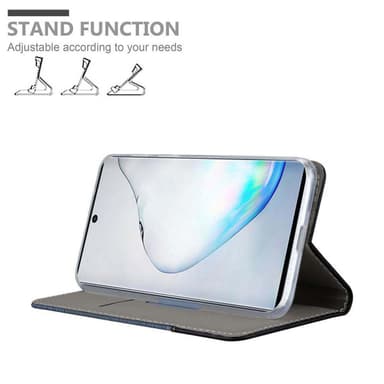 Samsung Galaxy NOTE 10 Pungetui Cover Case (Blå)