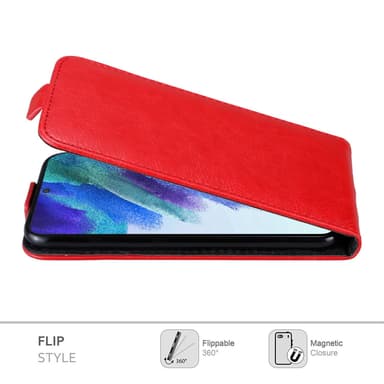 Samsung Galaxy S22 Pungetui Flip Cover (Rød)
