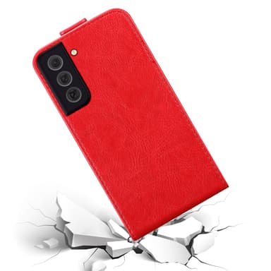 Samsung Galaxy S22 Pungetui Flip Cover (Rød)