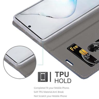 Samsung Galaxy NOTE 10 Pungetui Cover Case (Blå)