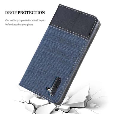 Samsung Galaxy NOTE 10 Pungetui Cover Case (Blå)