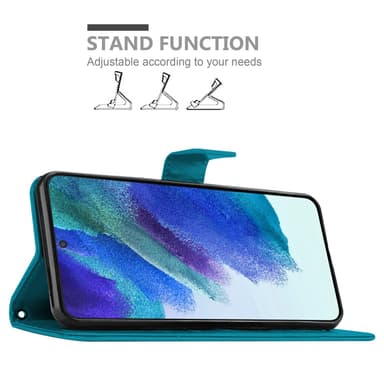 Samsung Galaxy S22 PLUS Pungetui Cover Case (Blå)
