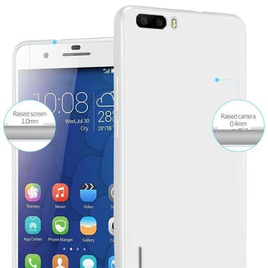 Honor 6 PLUS Cover Etui Case (Sølv)