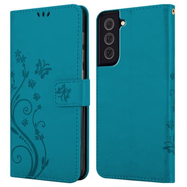Samsung Galaxy S22 PLUS Pungetui Cover Case (Blå)