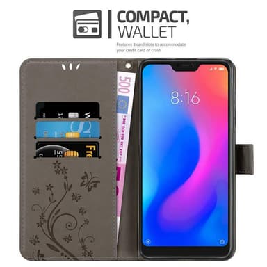 Xiaomi RedMi NOTE 6 PRO Pungetui Cover Case (Grå)