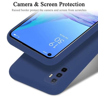 Oppo A53 Cover Etui Case (Blå)