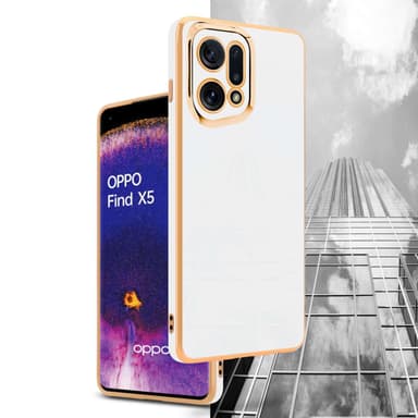 Oppo FIND X5 Cover Etui Case (Hvid)
