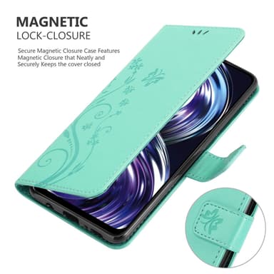 Realme 8i / Narzo 50 4G Pungetui Cover Case (Turkis)