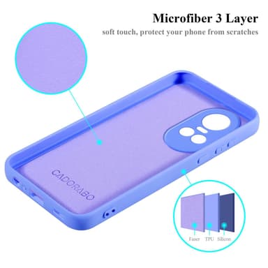 OPPO Reno 10 5G / 10 Pro 5G Cover Etui Case (Lilla)
