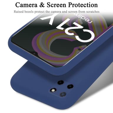 Realme C21Y / C25Y Cover Etui Case (Blå)