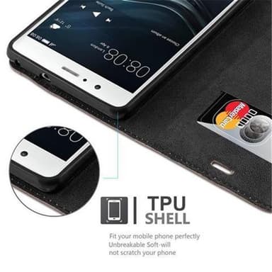 Huawei P9 LITE 2016 / G9 LITE Cover Etui Case (Brun)