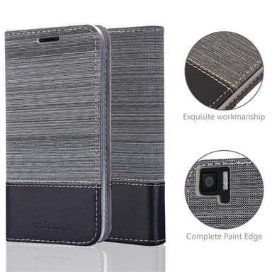 BQ Aquaris M5 Pungetui Cover Case (Grå)